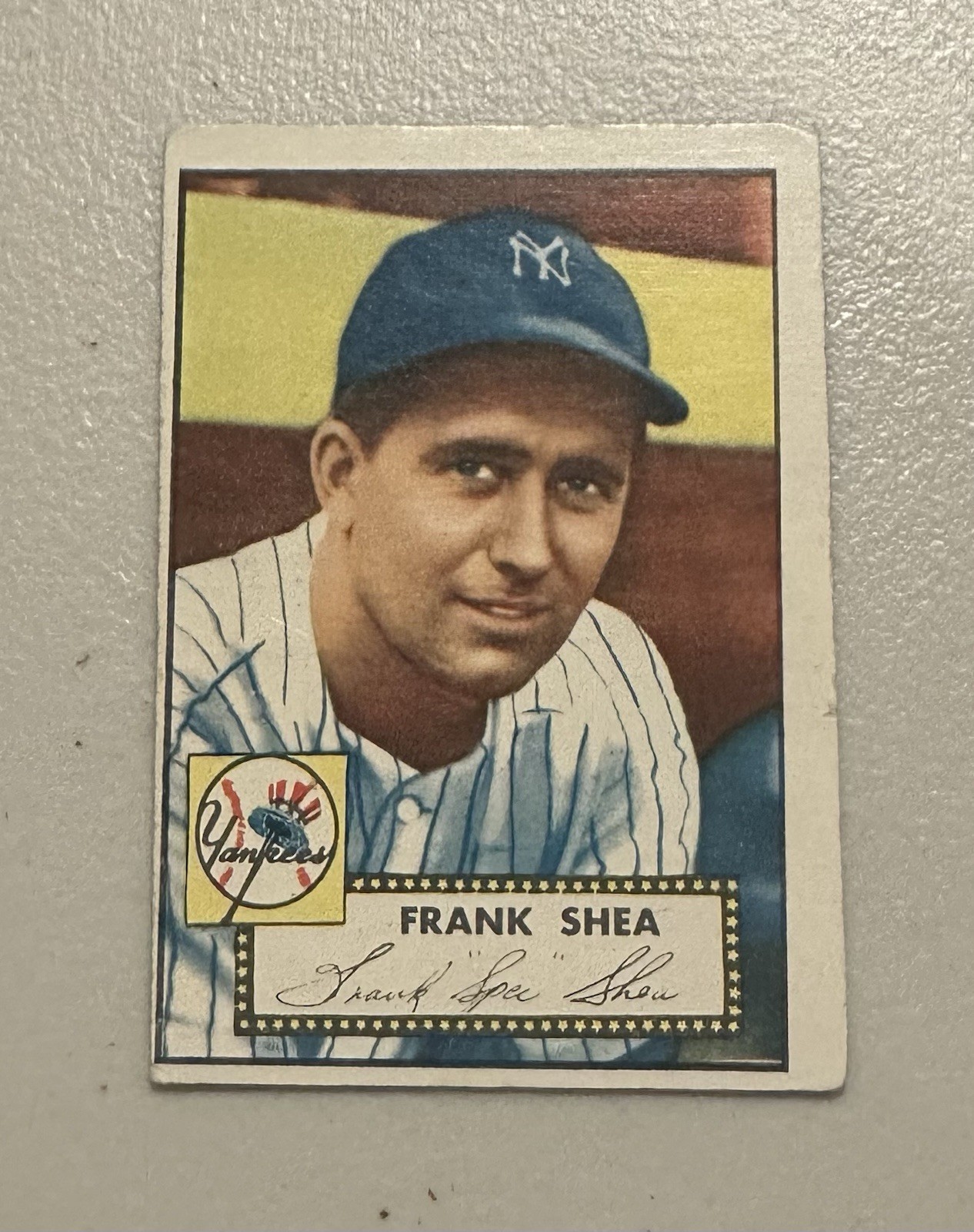 1952 Topps Frank Shea #248 New York Yankees