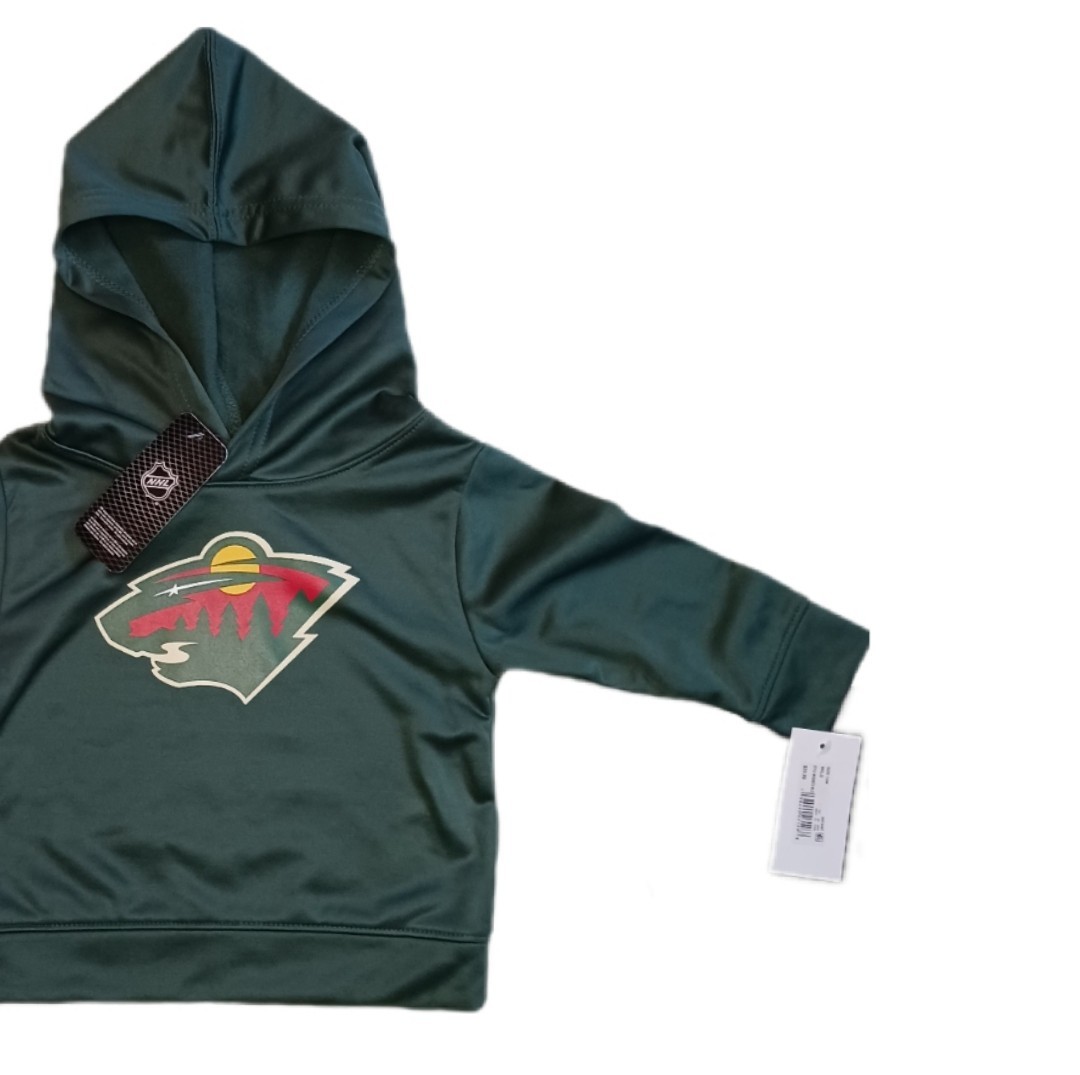 Minnesota Wild INFANT Hoodie Size 12 Months Hooded Green NHL Official Product