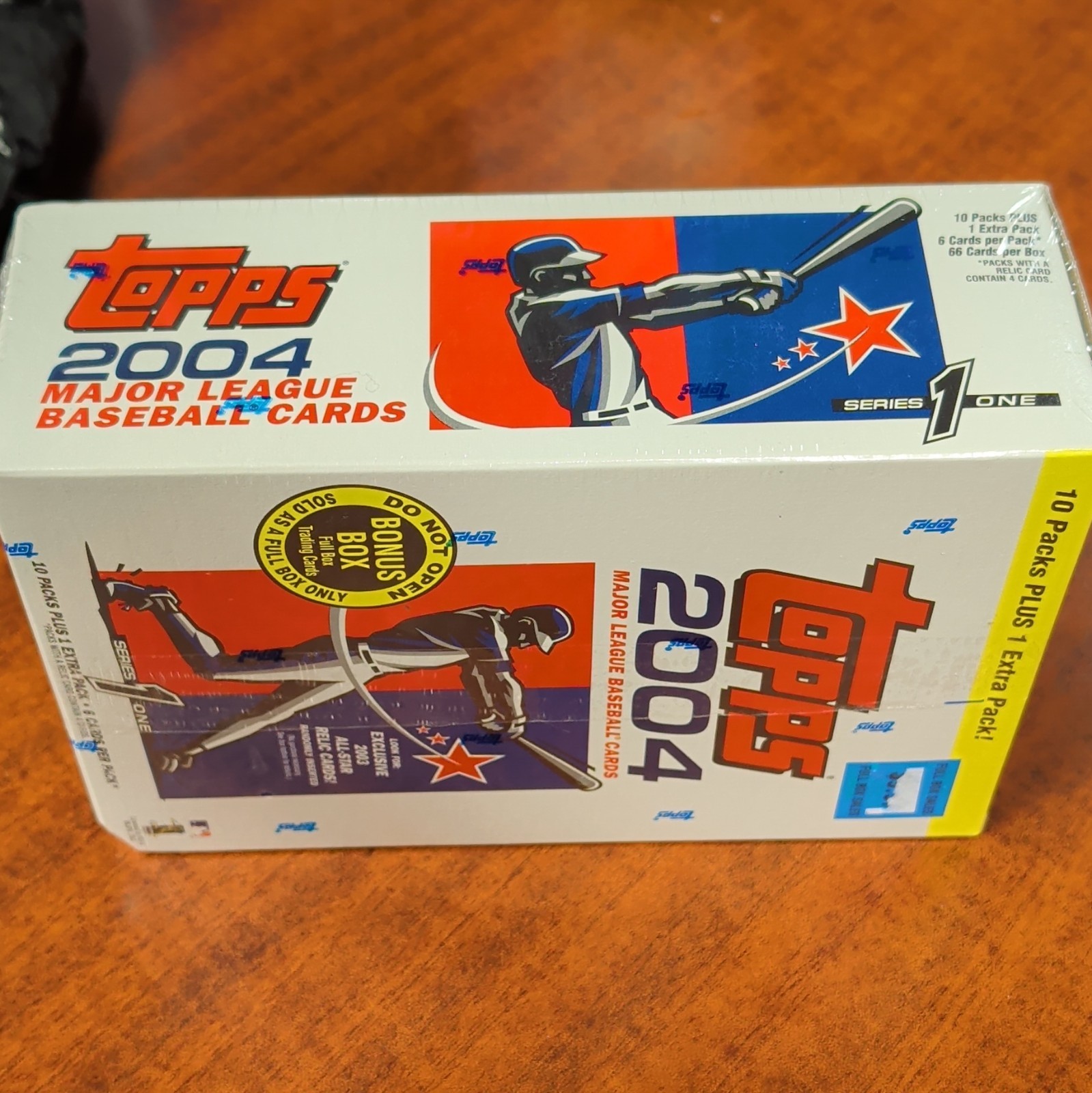 Topps 2004 MLB Baseball Cards Series 1 Bonus Box Factory Sealed 66 Cards