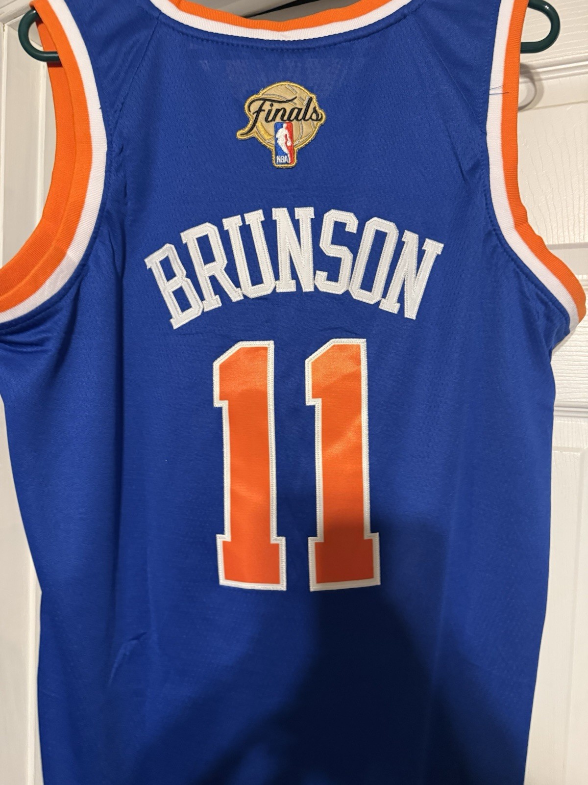 #11 BRUNSON KNICKS DARK BLUE JERSEY FINALS PATCH Size 54 – XXL
