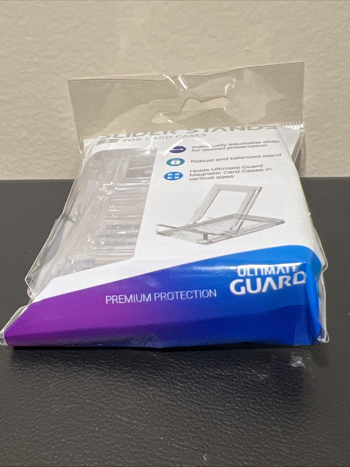 NEW Ultimate Guard Adjustable Slider Stands For Card Cases Sturdy Design -5 Pack