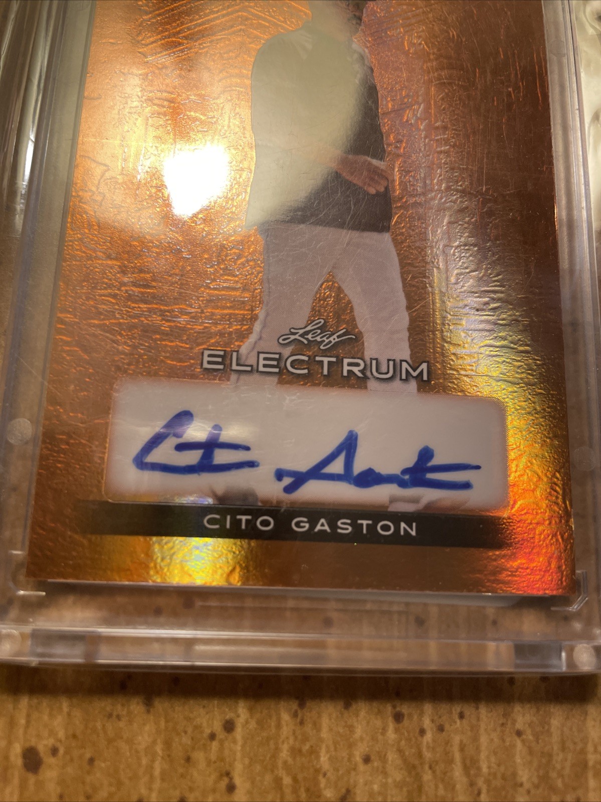 2024 Leaf Electrum Autographs #BA-CG1 CITO GASTON Bronze Atlantis /20 CGC Auth