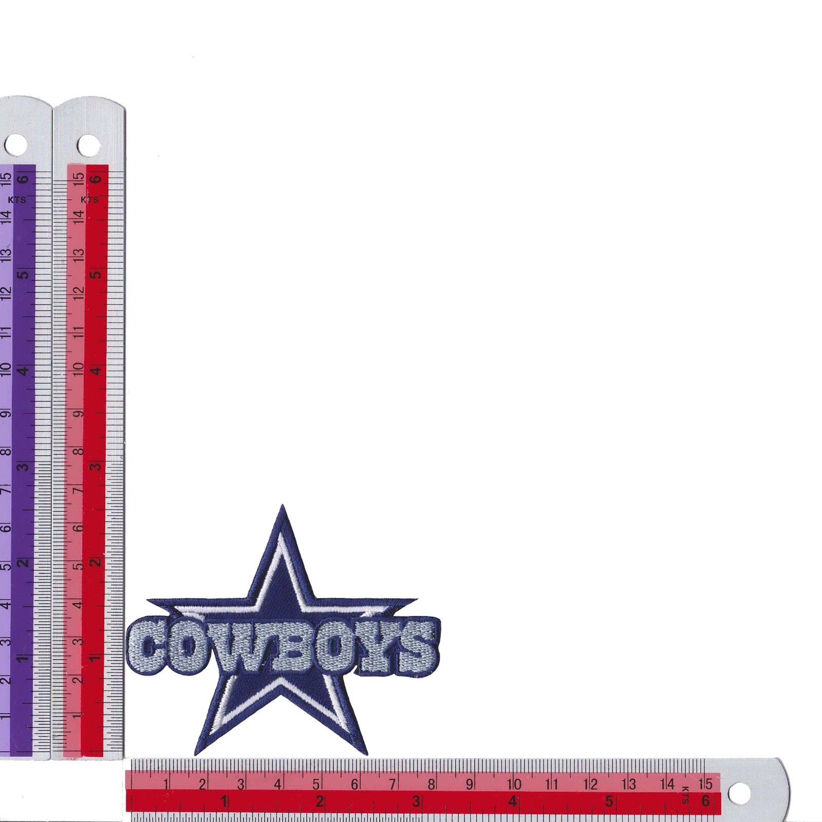 10 pcs Dallas Cowboys Nation Football Logo Size 3.2 in x2.5 in Sew Iron On Patch