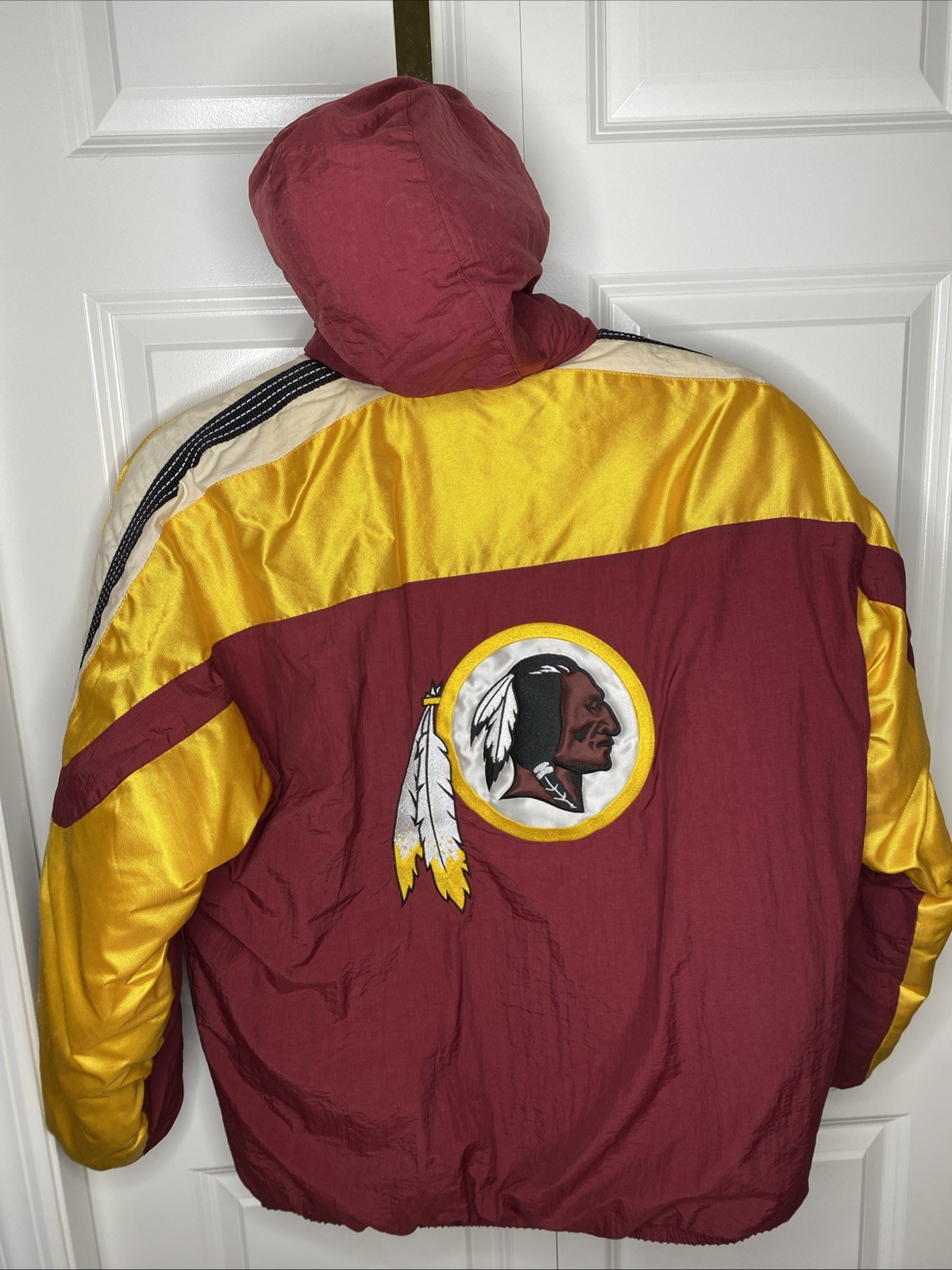 Vintage Starter Pro Line Washington Redskins Bomber Jacket Size XL Good Cond!