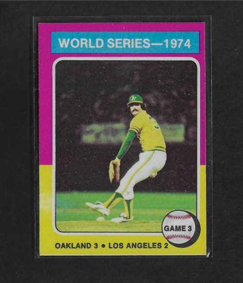 1975 Topps Baseball – WORLD SERIES, CHAMPIONSHIPS “U Pick” (With photos) Ex/Ex+
