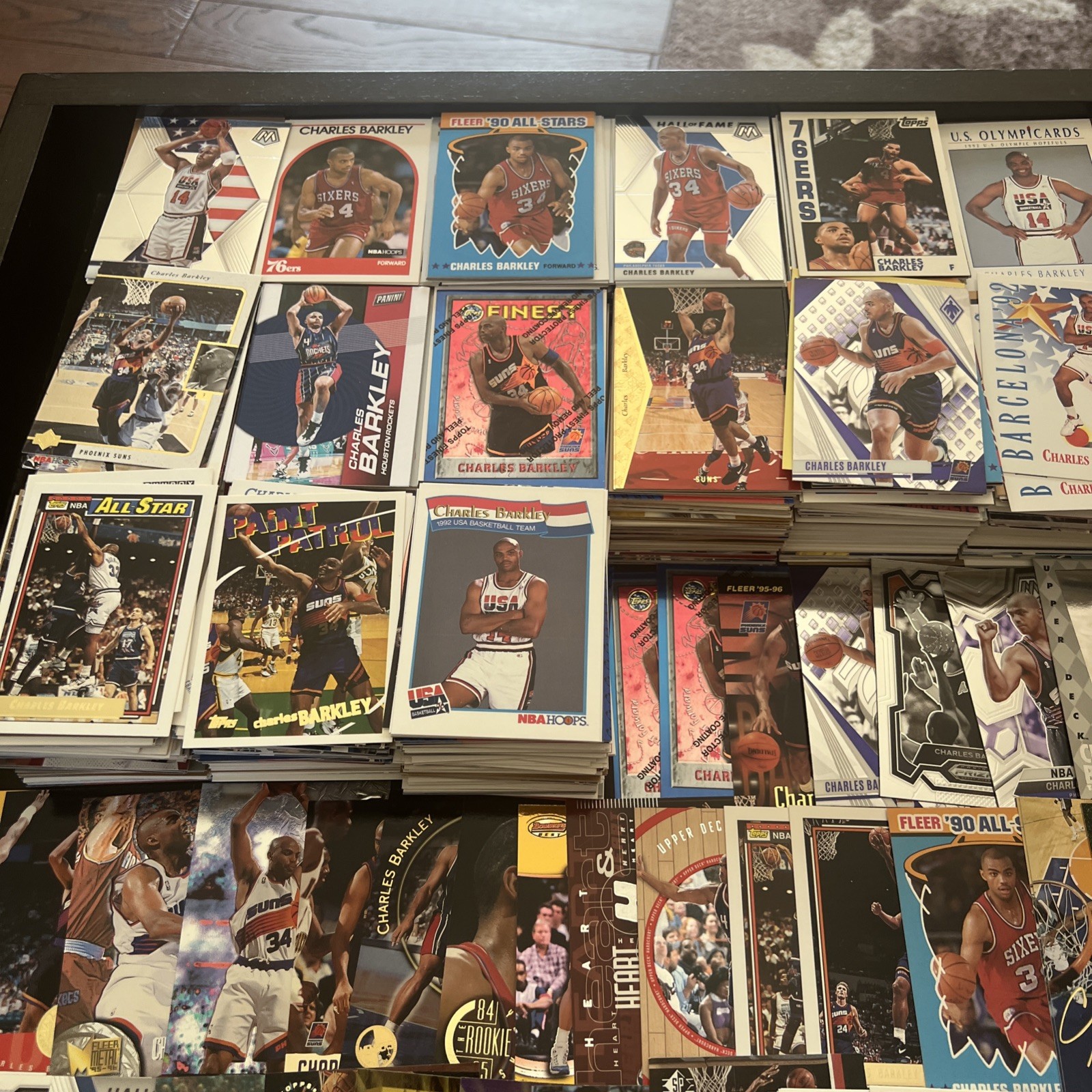 1550++ Charles Barkley Card Lot – Inserts Skybox Fleer Ultra Topps Great Asst