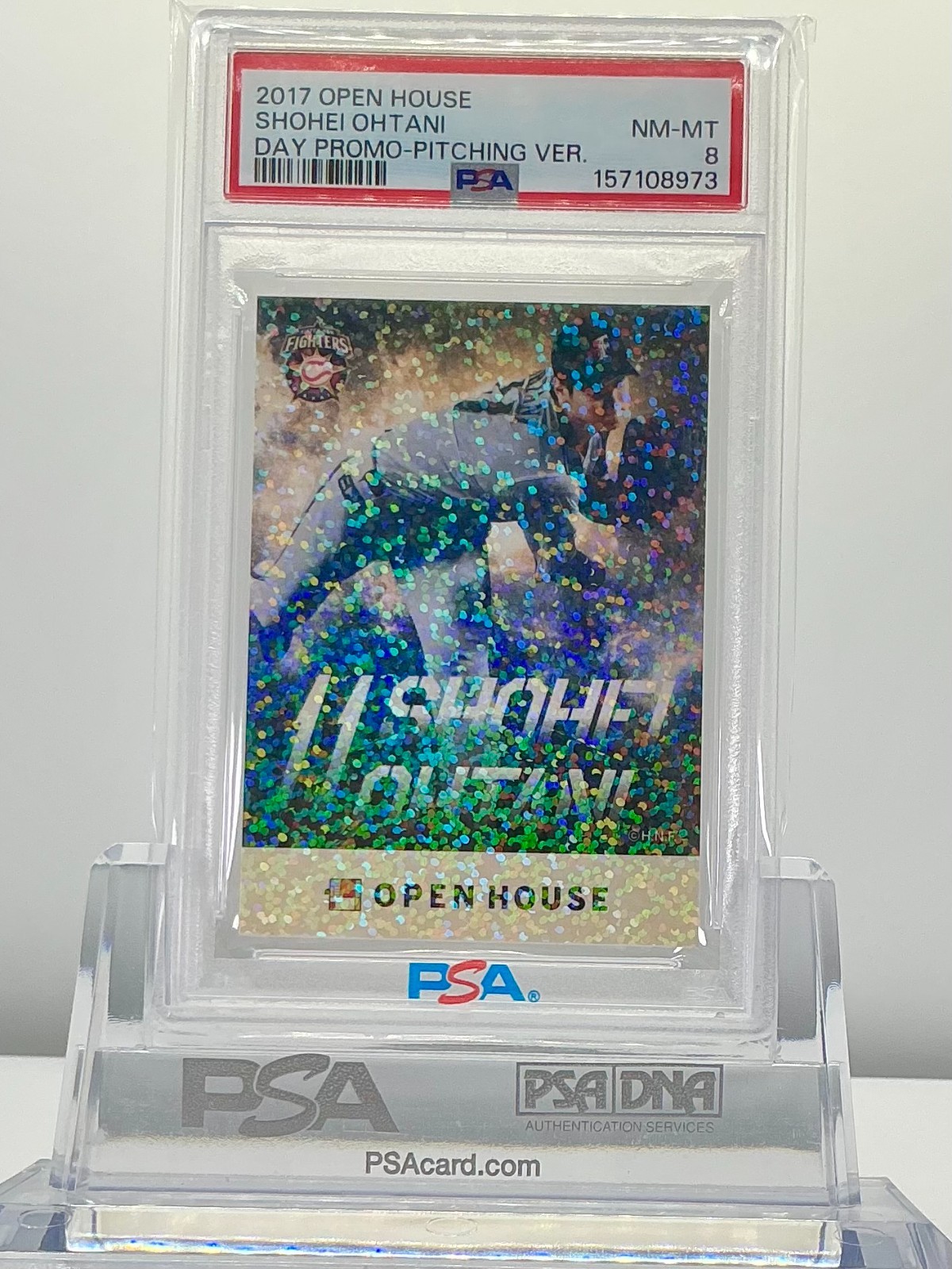 SHOHEI OHTANI 2017OPEN HOUSE DAY PROMO-PITCHING VERSION #PSA8!POP4!(RC)
