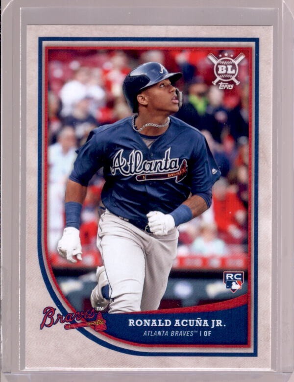 RONALD ACUNA 2018 Topps Big League #369 Rookie RC