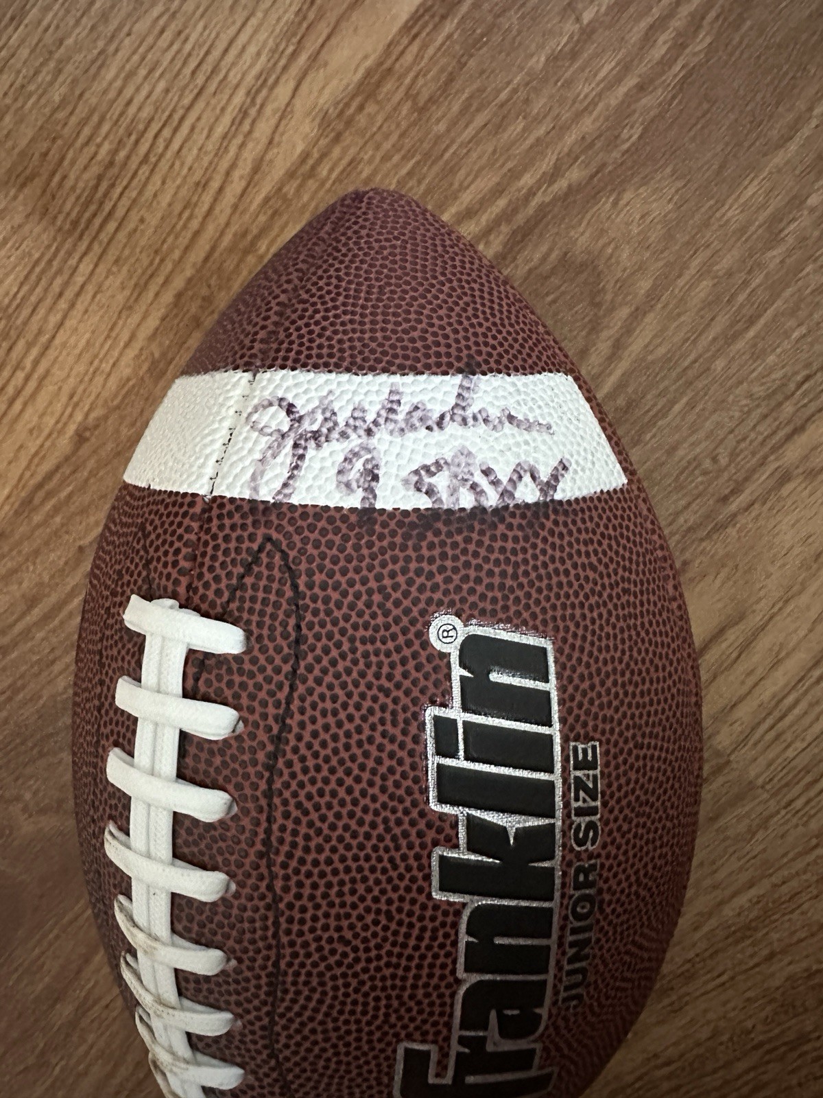 Jim McMahon Autographed Football