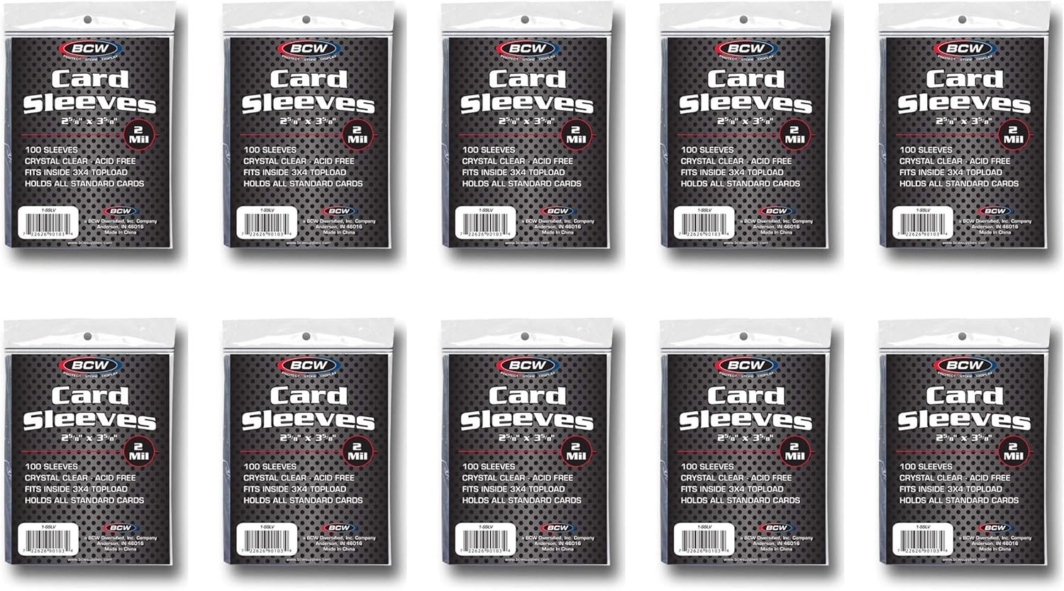 Standard Size Card Sleeves 2 5/8 x 3 5/8 – Ultimate Protection for Collectors