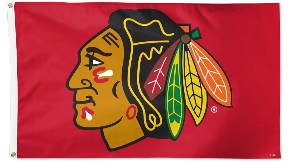 Chicago Blackhawks 3×5 ft Flag Banner NHL Hockey Free Shipping