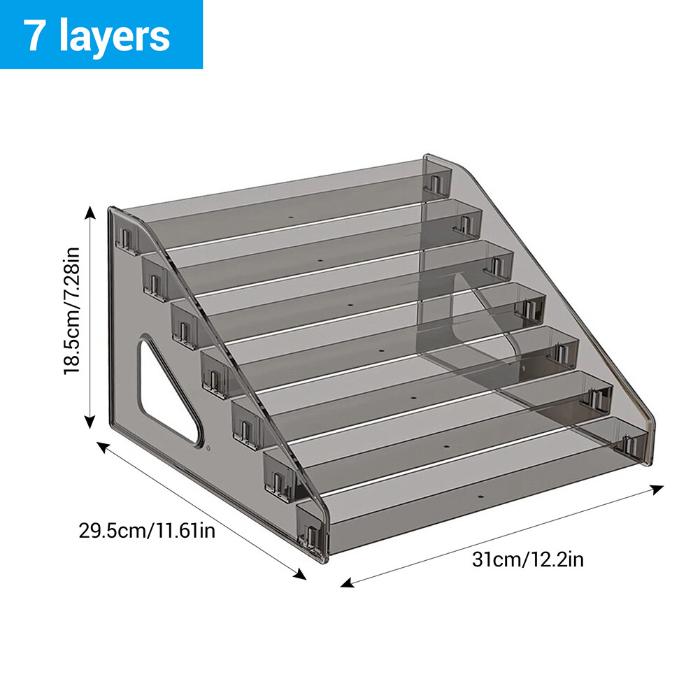 Acrylic Display Shelf Counter Riser Stand Rack Shelves for Salons Toys Home Use