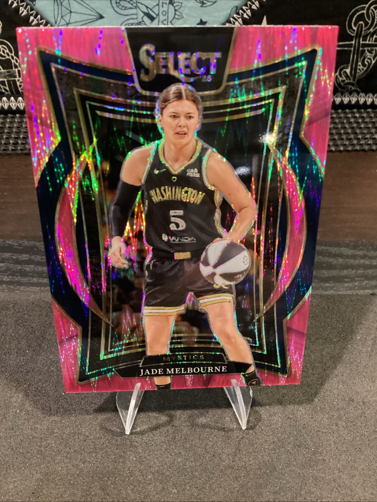 2025 Panini Select WNBA Jade Melbourne #3 Concourse Pink Flash
