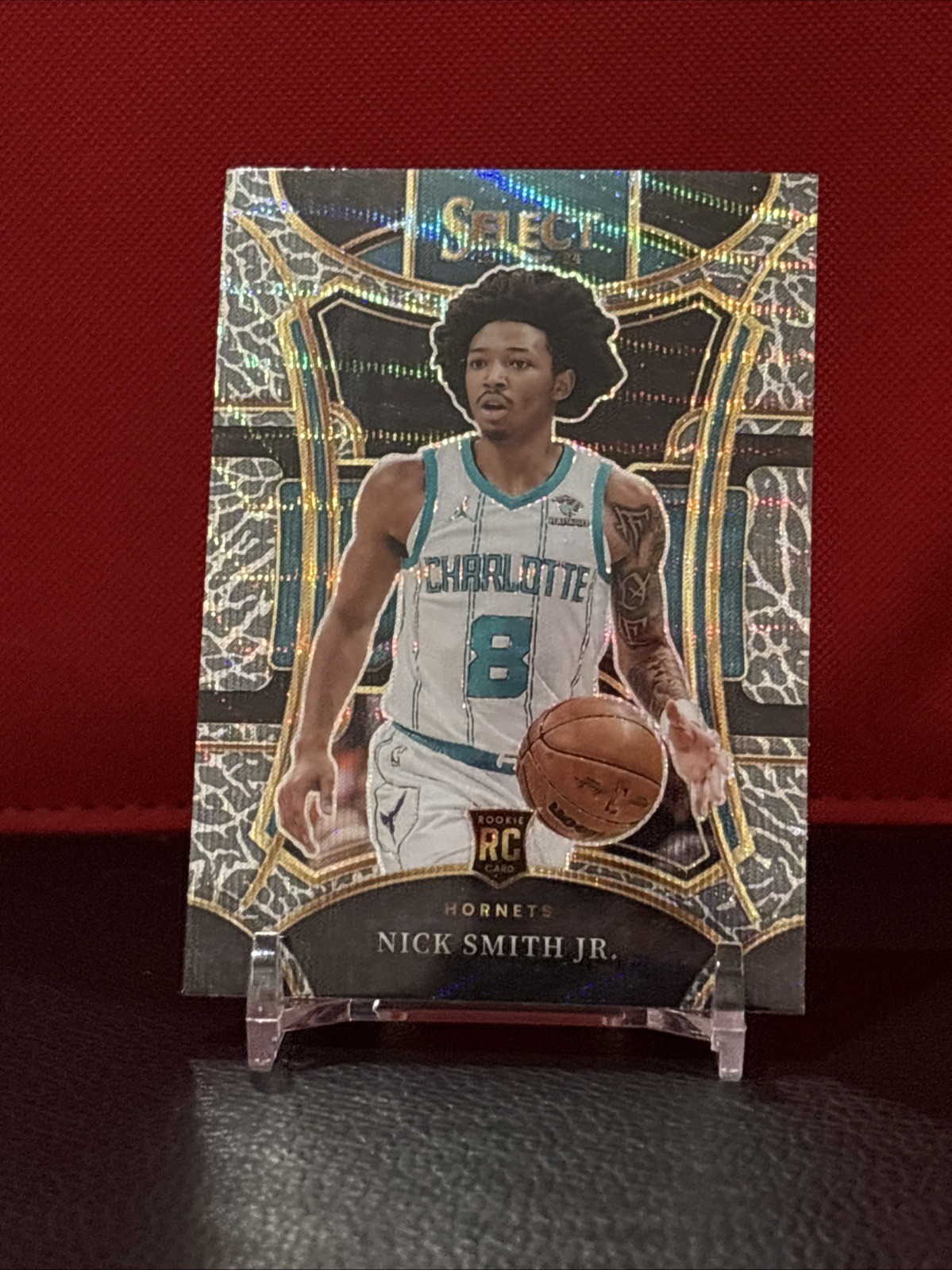 2023-24 Panini Select – Mezzanine Level Nick Smith Jr. #310 Elephant Prizm (RC)