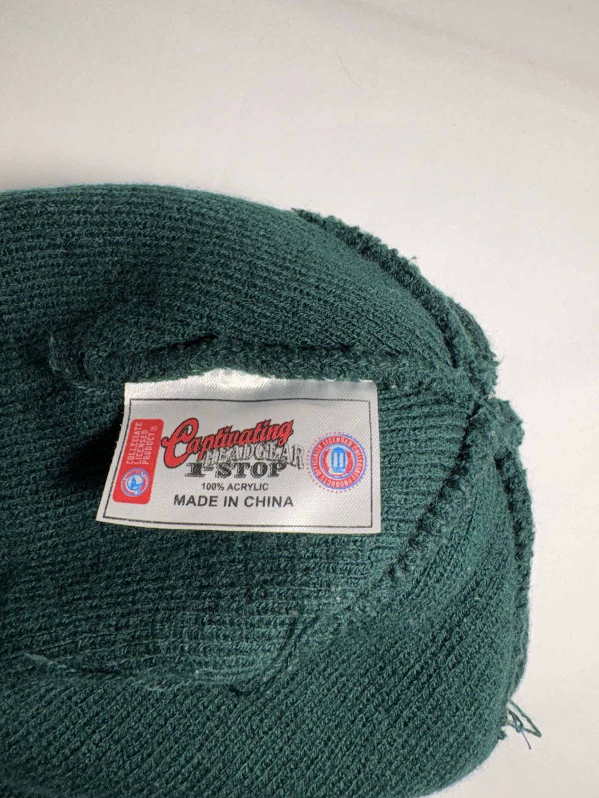 Miami Hurricanes Canes Knit Ear Flap Tassel Beanie Knit NCAA
