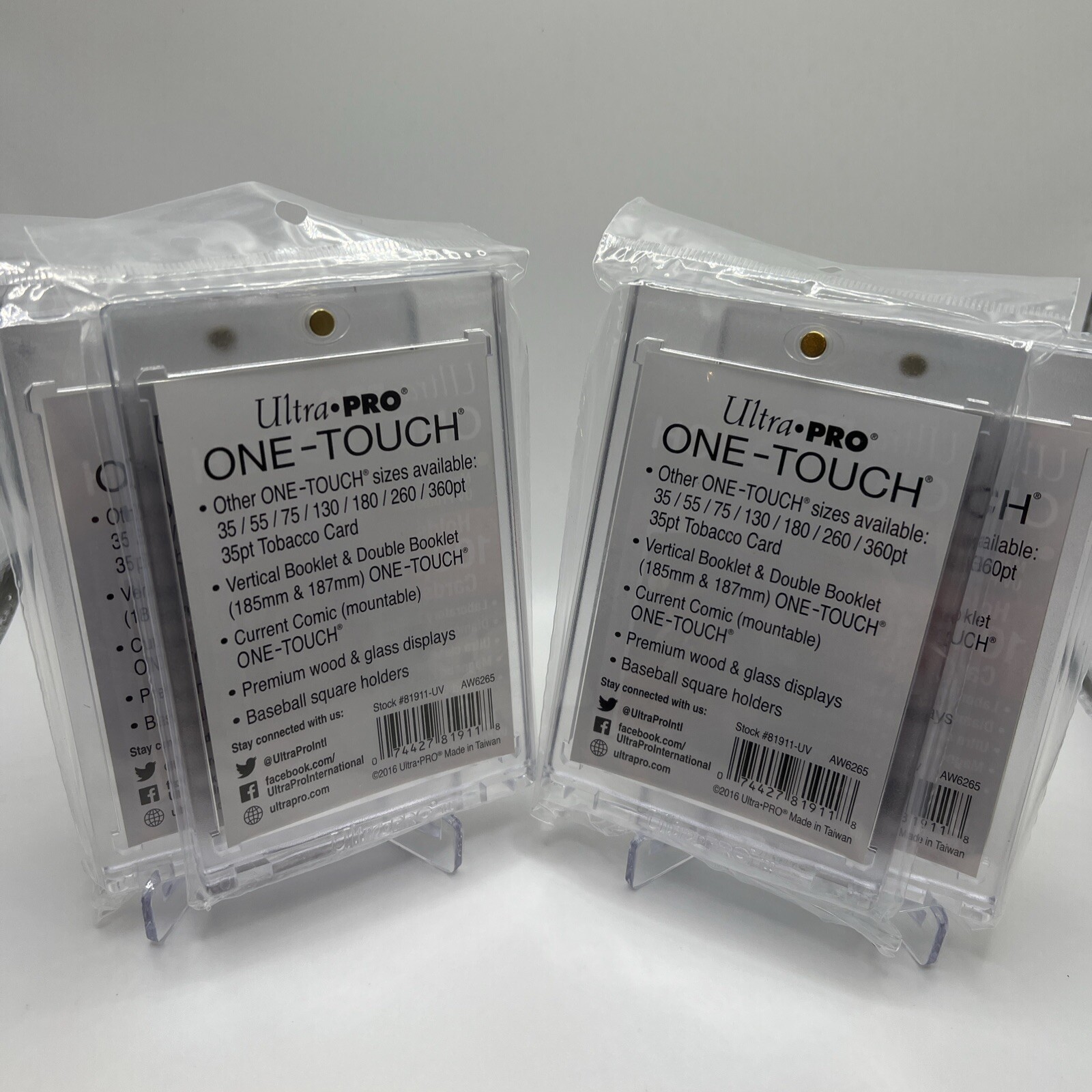 Ultra Pro One-Touch Thick Card 100pt Point Magnetic Card Holder – LOT of 4