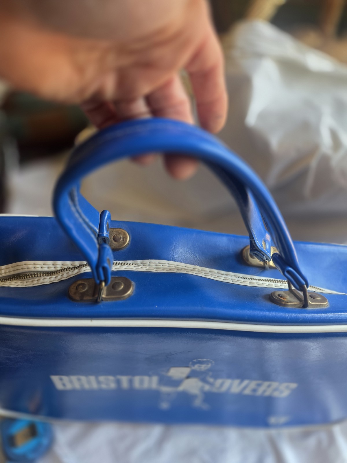 Rare 1970s 1980s Vintage Bristol Rovers Football Club Sports Bag Holdall