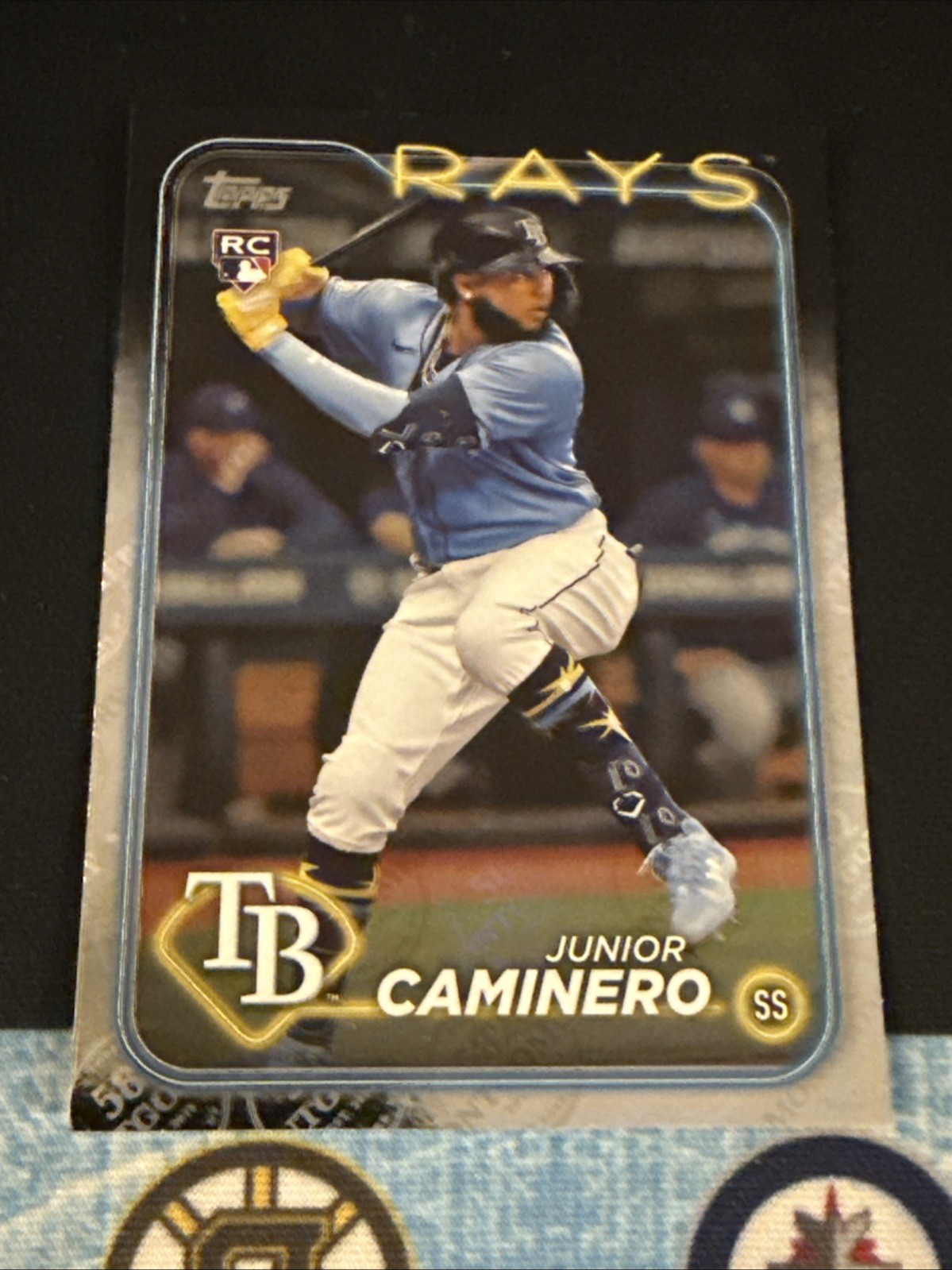 2024 Topps Junior Caminero Rookie 582 Montgomery Club Parallel Rays RC #628