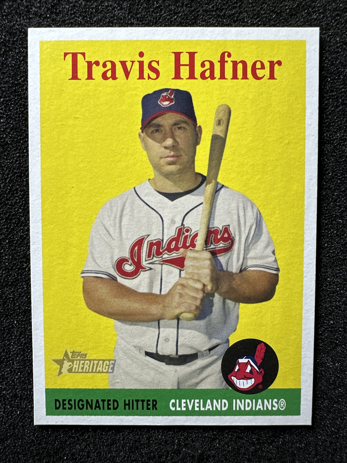 TRAVIS HAFNER #368 2007 Topps Heritage QTY Cleveland Indians
