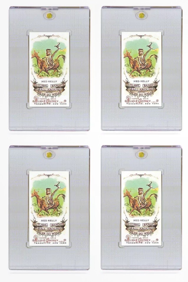 4 Ultra Pro One-Touch Magnetic MINI TOBACCO Allen & Ginter 35pt Card Holder