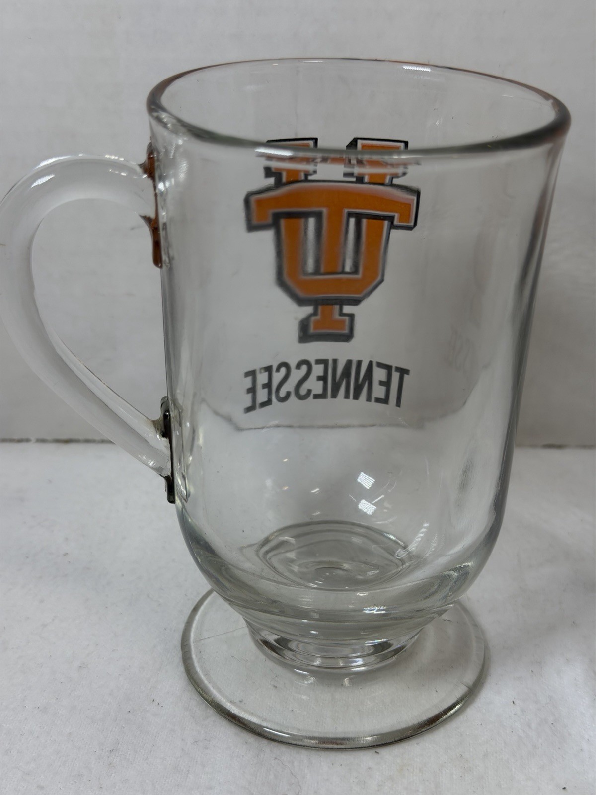 University of Tennessee Volunteers Glass Mug Cup 5 Inches Collegiate