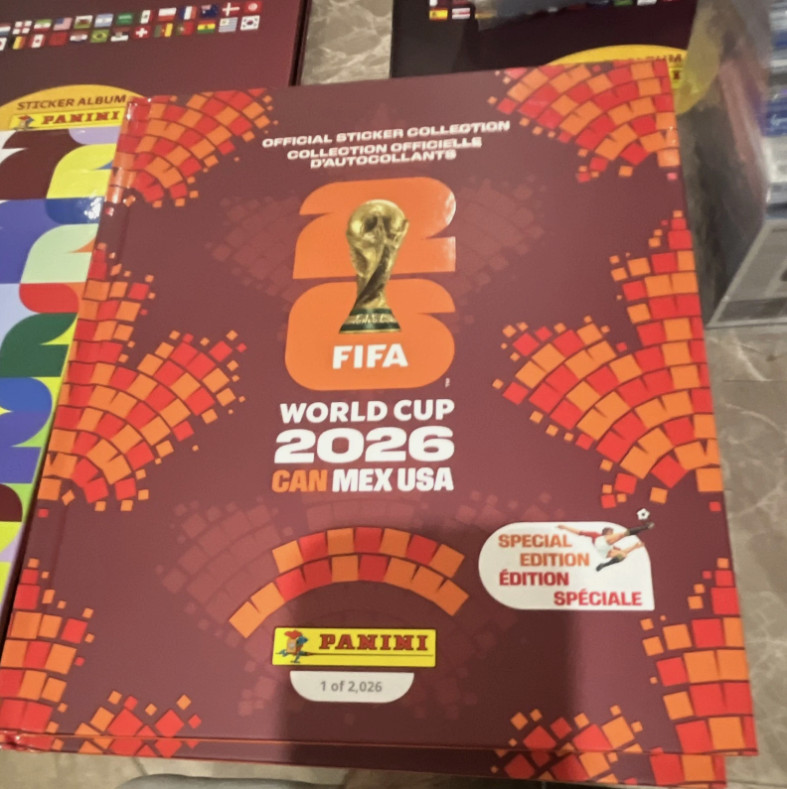 2PCS Panini FIFA World Cup USA＋Canada Hard Cover Album 1 of 2026 Special
