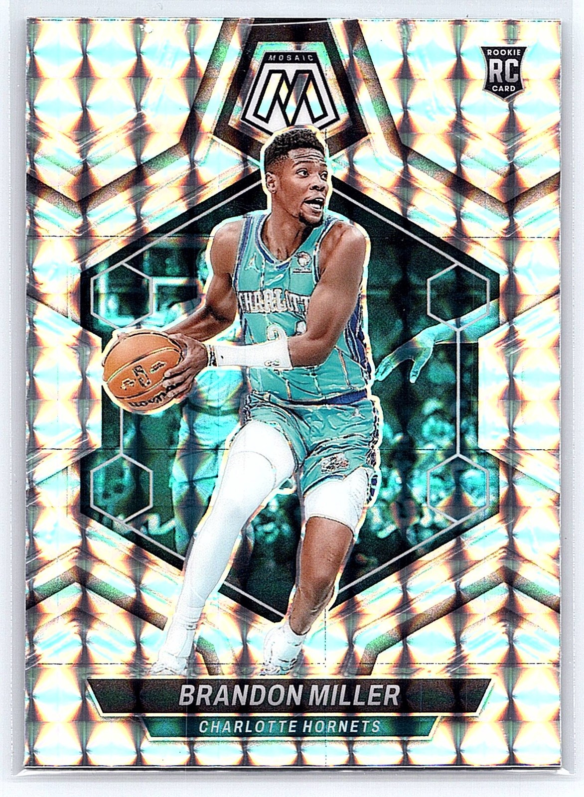2023-24 Panini Mosaic #202 Brandon Miller Mosaic