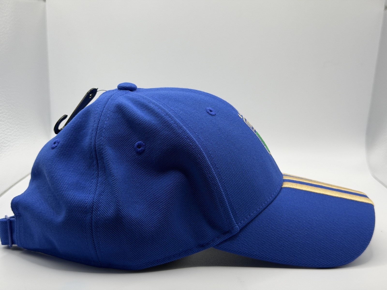 adidas FIGC BB CAP KD7703 Italy Soccer Blue Gold OSFM Adjustable Hat NWT