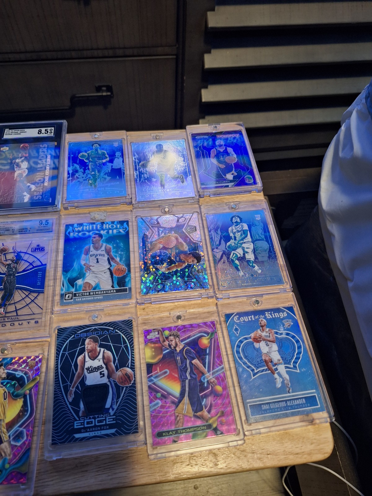 15 Basketball Lots 1 Slab And A Mix Of Auto, Sp, Numbed And None Numbered Cards