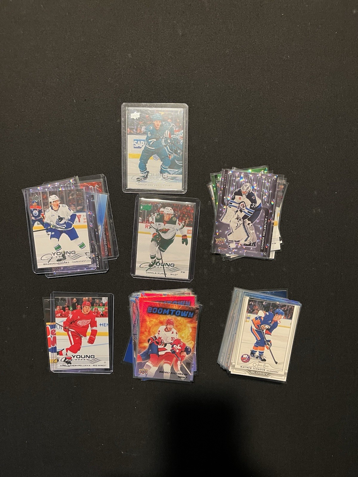 100+ CARD LOT OF ALL 25-26 UPPER DECK SERIES 2, YOUNG GUNS, STARS, INSERTS!!