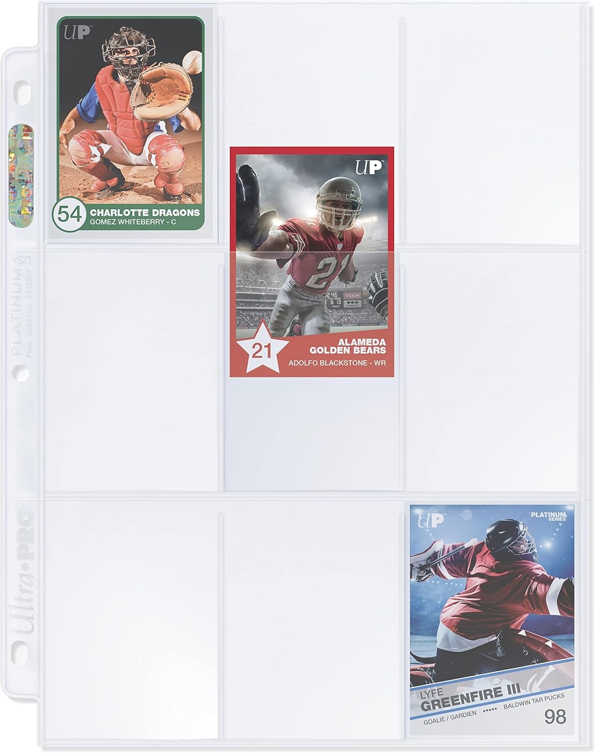Ultra Pro 9 Pocket Pages Platinum Series 209D (100ct)