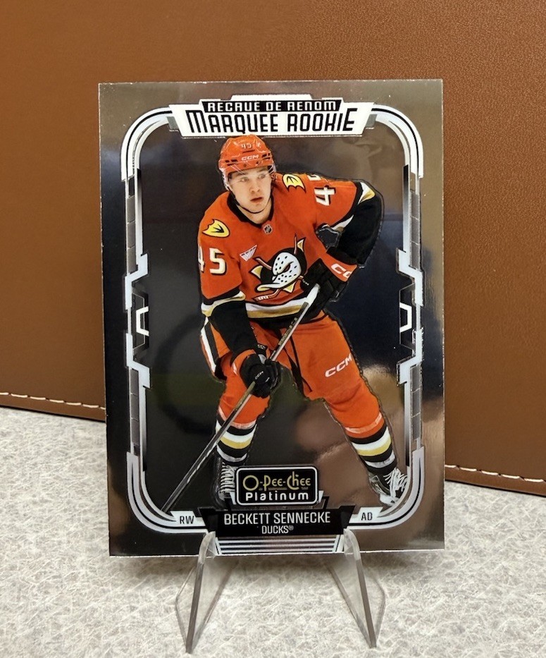 Beckett Sennecke 2025-26 O-Pee-Chee Platinum #269 Marquee Rookie Base RC