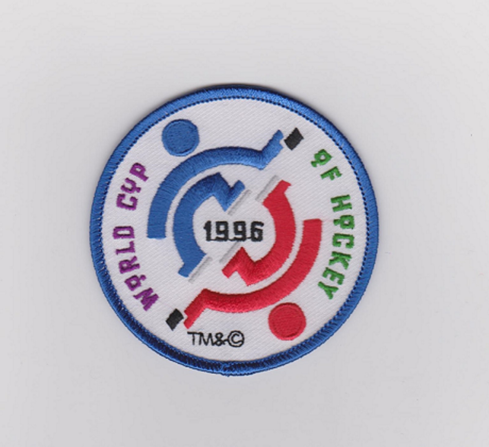 1996 World Cup Of Hockey Patch Team Usa Canada 3″ In Diameter