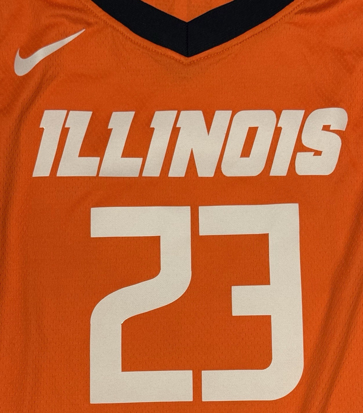 Keaton Wagler Signed Fighting Illini Nike Authentic Jersey (JSA)