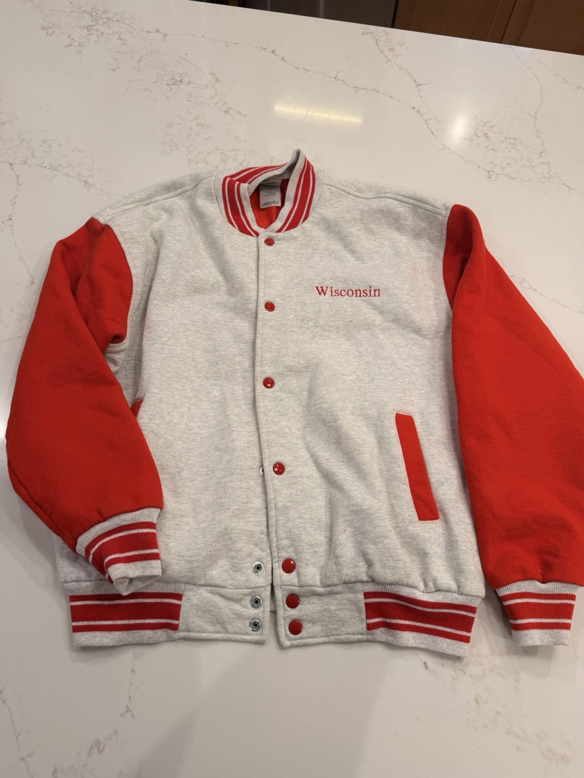 Vintage Wisconsin Varsity Jacket + Packers Jacket Lot XL 90s College NFL Bundle