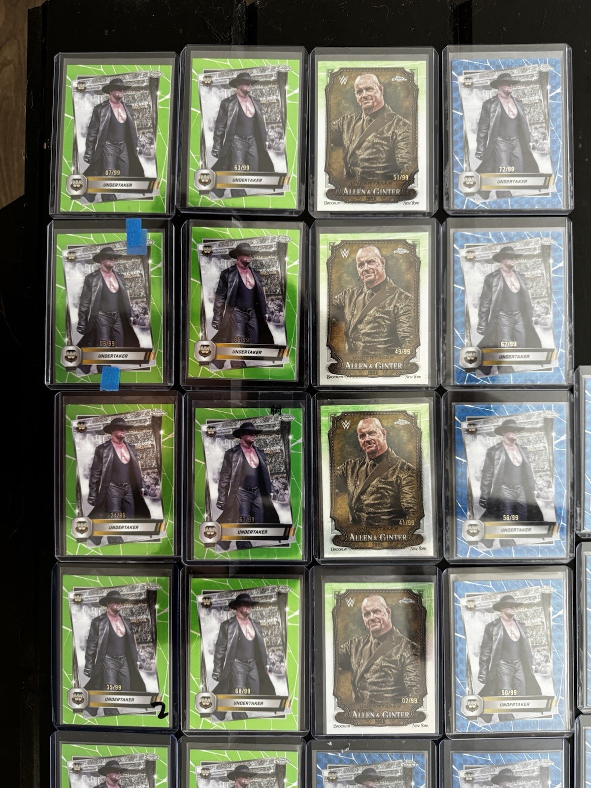 WWE Undertaker 2025 Topps Chrome 108 Card Serial Lot FT #/85/99/150/175/199￼