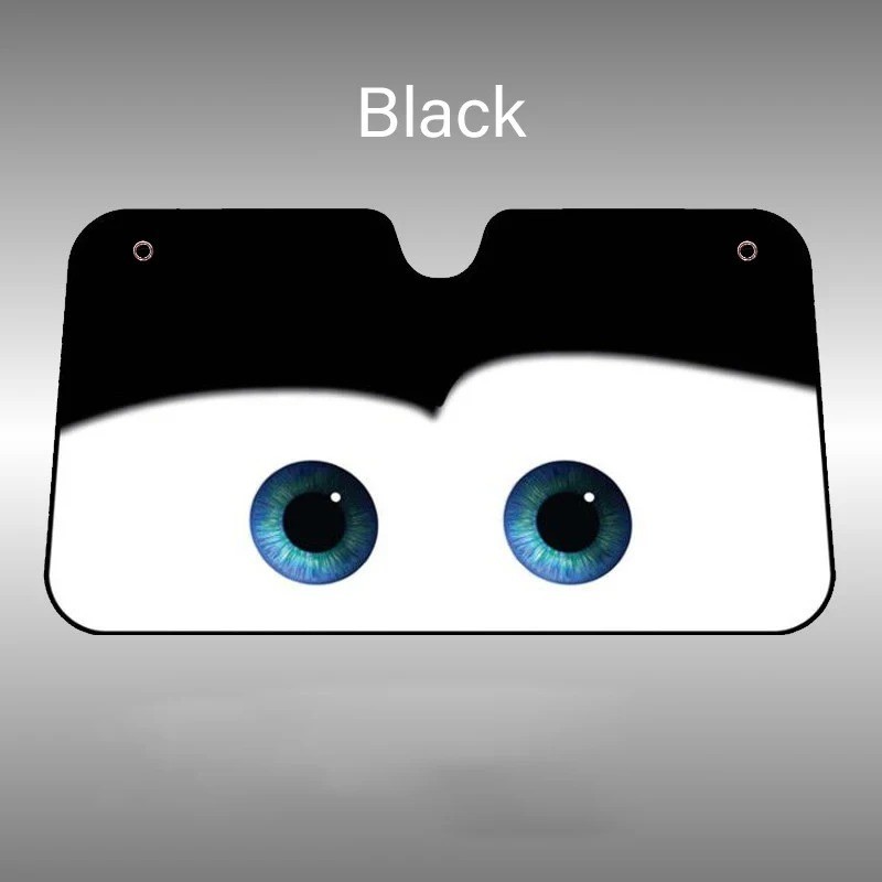 Car Windshield Sun Shade Cartoon Eye Visor SUV Auto Front Window Shield Cover OY