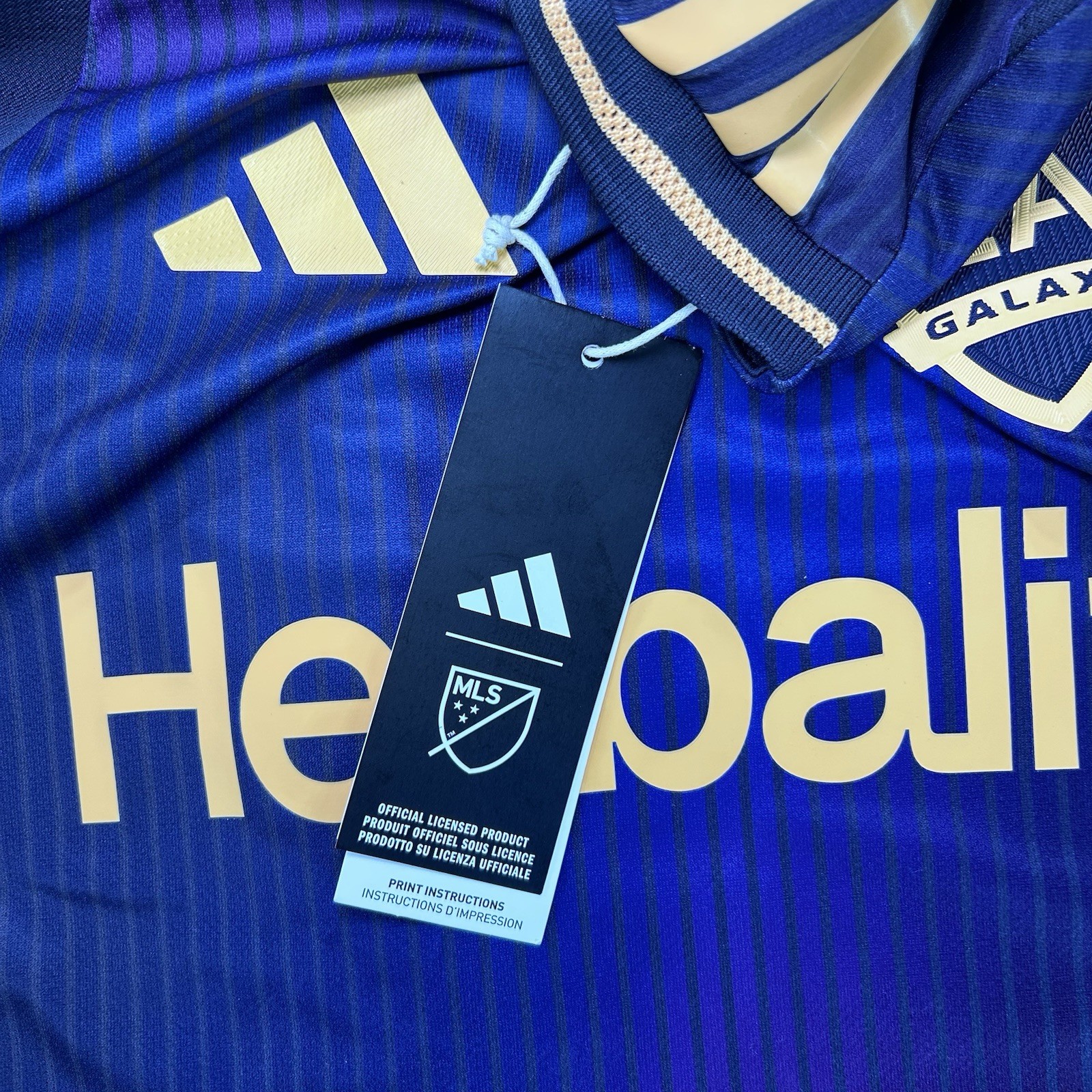 Los Angeles Galaxy Adidas Away 25/26 Purple Jersey Authentic Size Small NWT