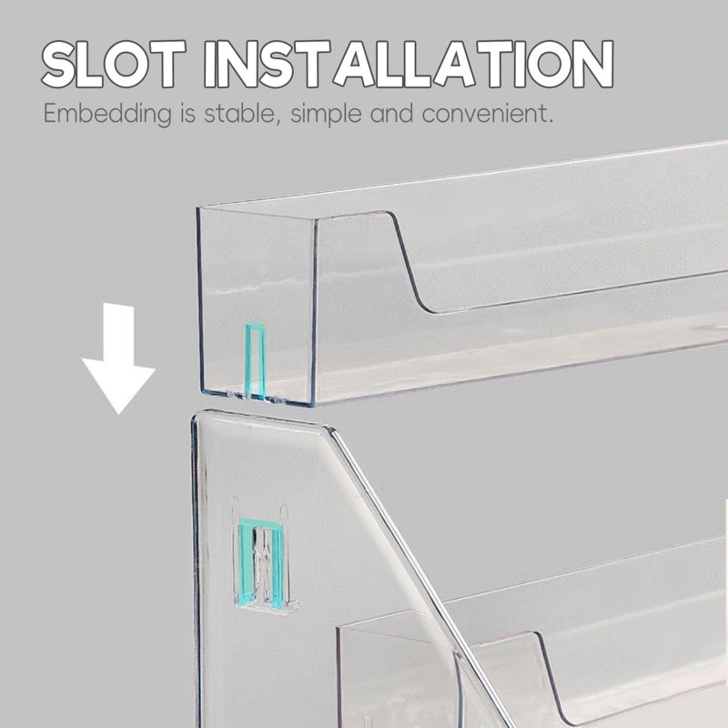 Card Display Stand 5-Tier Acrylic Organizer Clear Graded Card Shelf for Desk US
