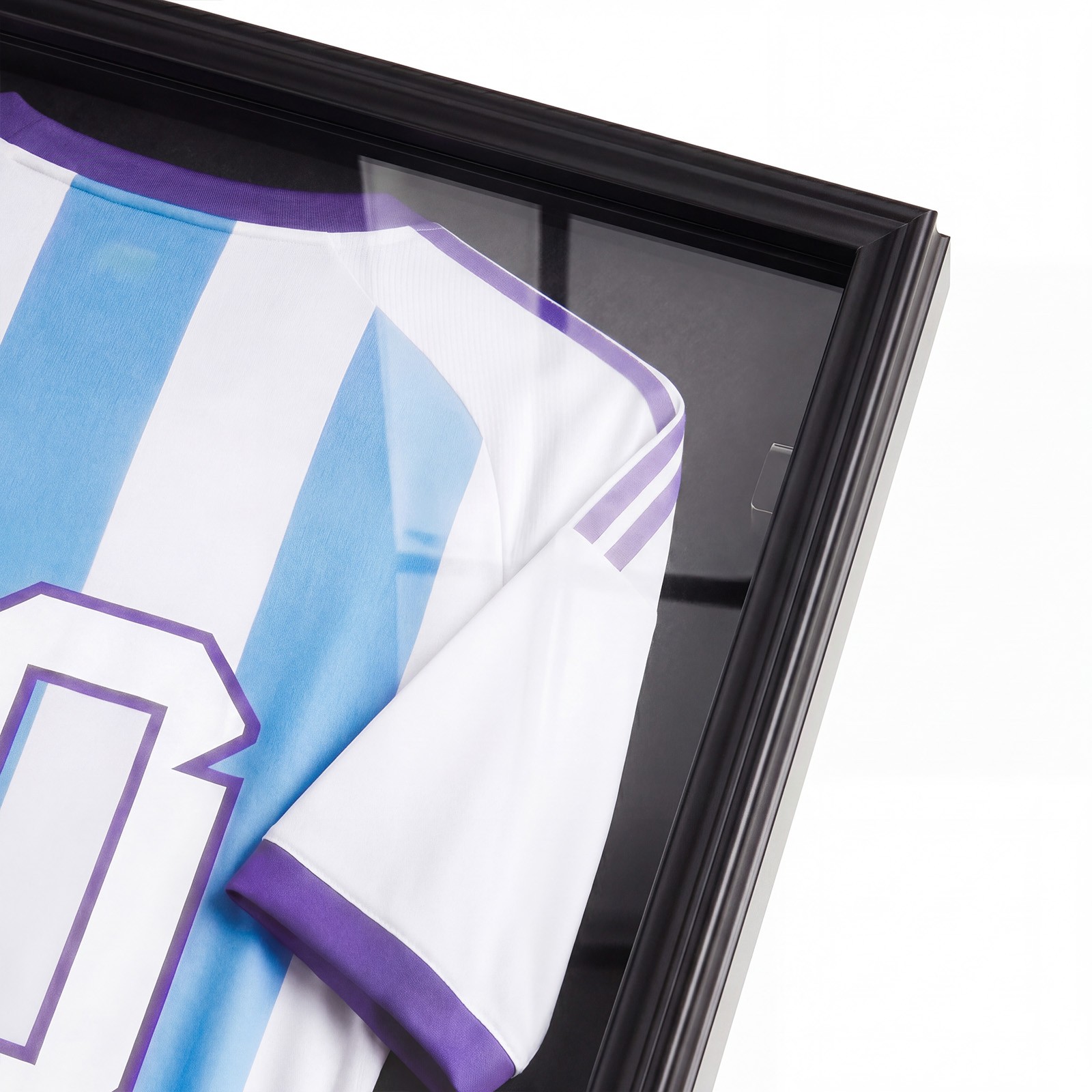 VEVOR Jersey Frame Display Case 31.3×23.2in Wood Sport Jersey Shadow Box 2 Pack