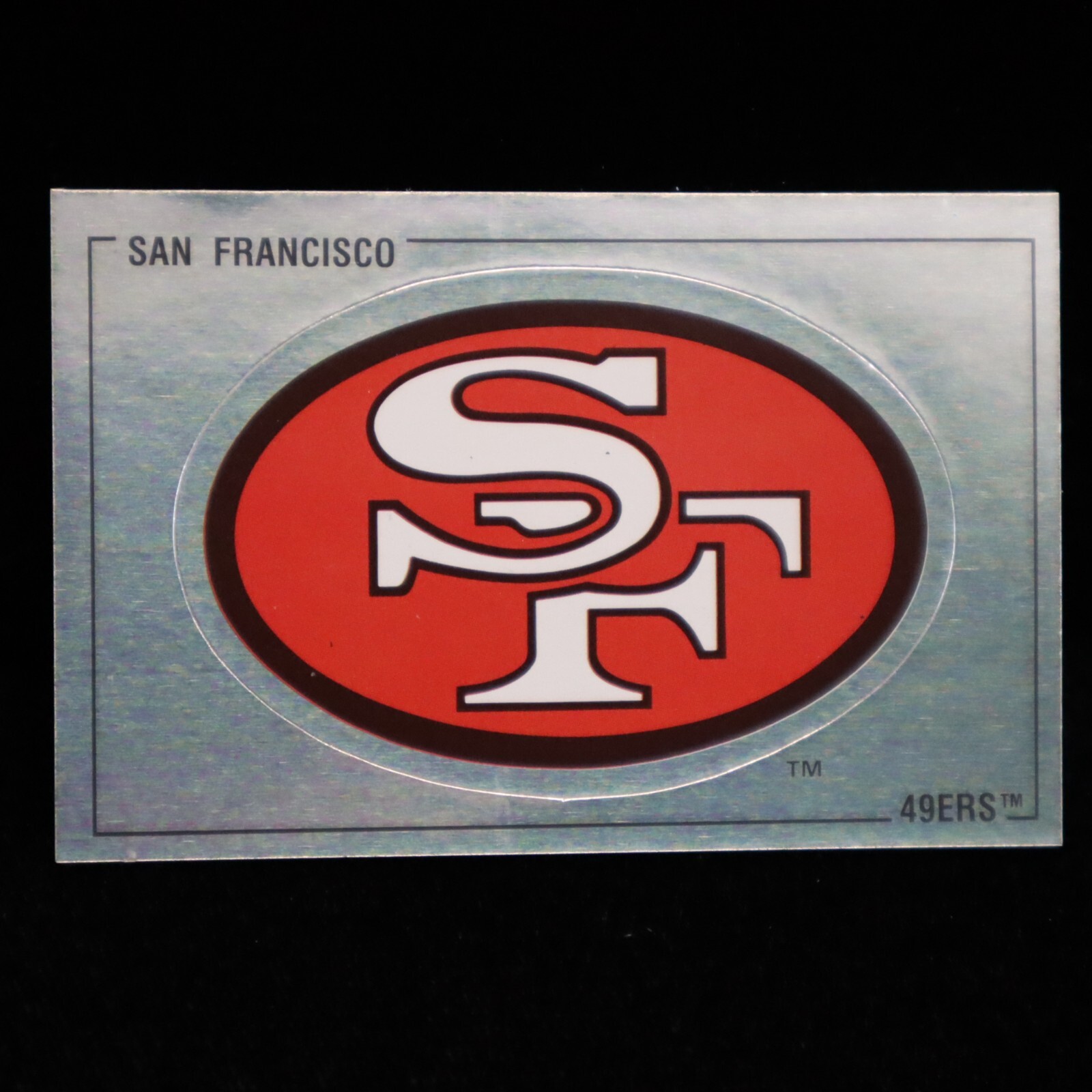 1989 49ers Logo San Francisco 49ers Panini Sticker #162