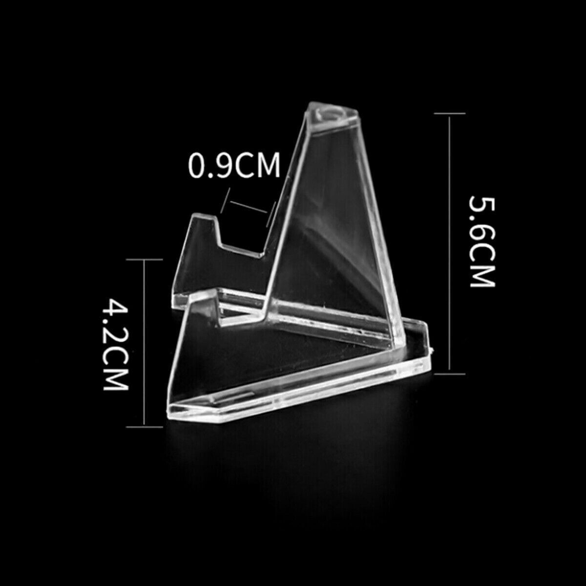 20-200 Packs Trading Card Display Stand Acrylic Coin Picture Sports Cards Holder