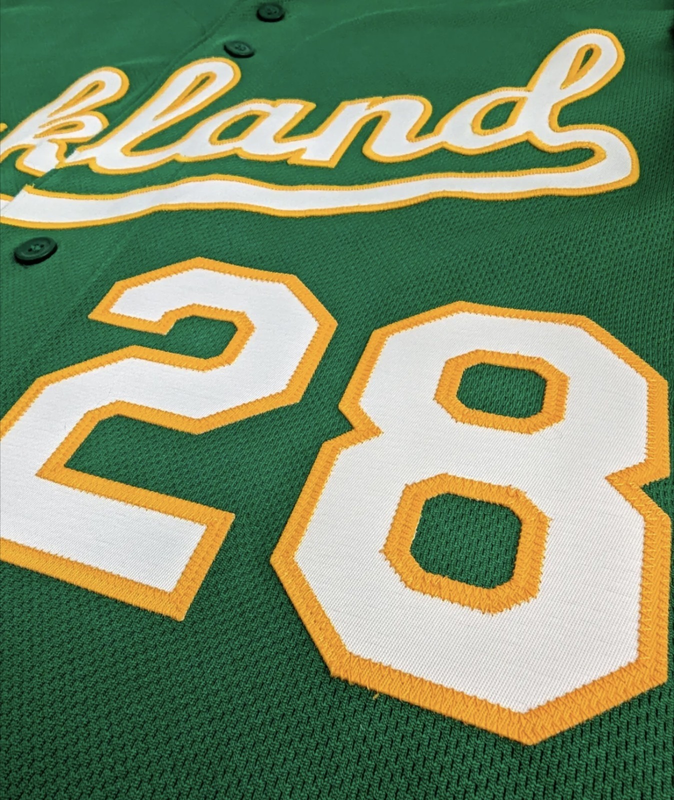 Oakland Athletics Kelly Green Jersey Custom Name and Number Lettering Kit