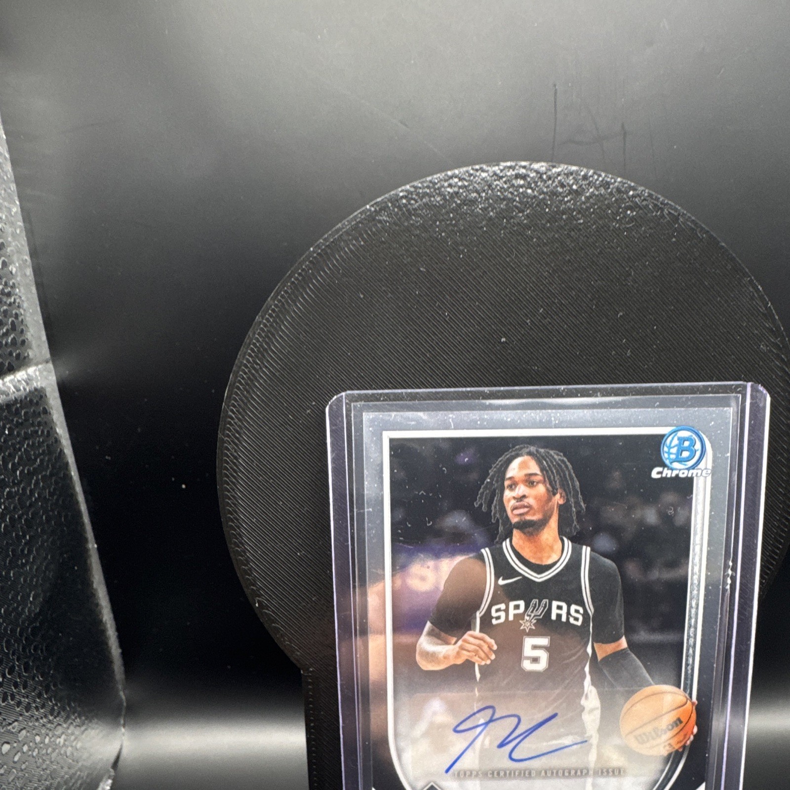 Topps 2025-26 Bowman Chrome Autographs Stephon Castle Spurs BCA-SC Auto