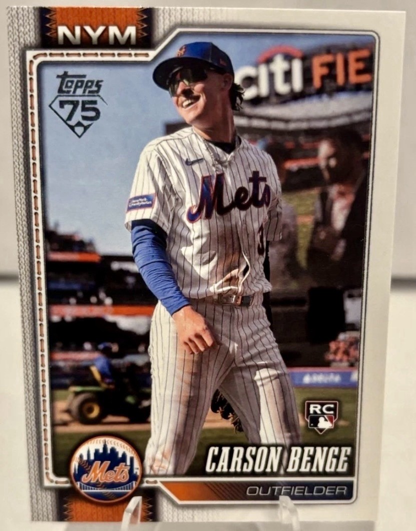 2026 Topps – Carson Benge #699 Complete Set Short Print Rookie Card RC