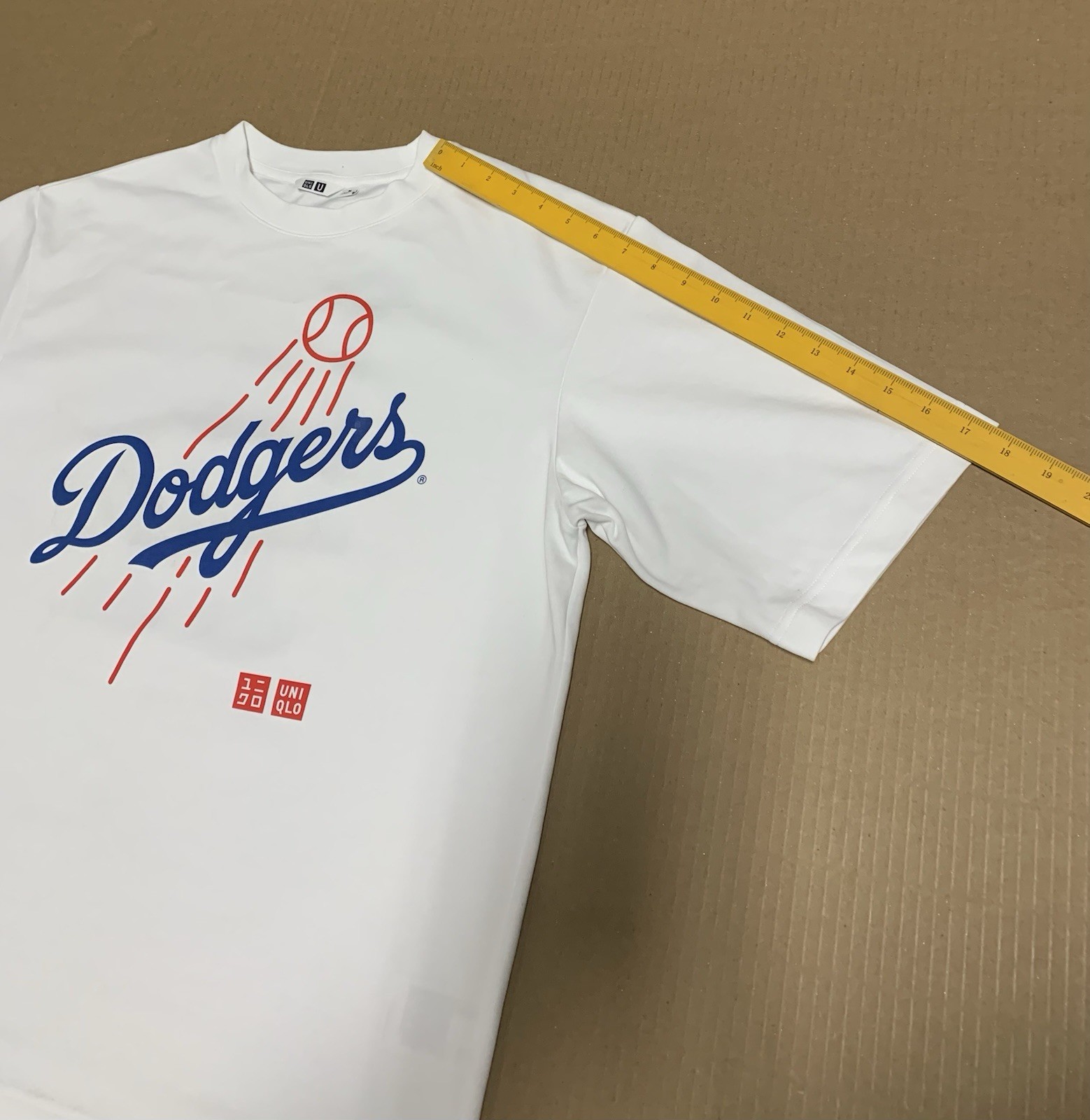 LA Dodgers, Father’s Day UNIQLO T-Shirt (LOOSE MED or can be LRG) (Minor FLAWS)