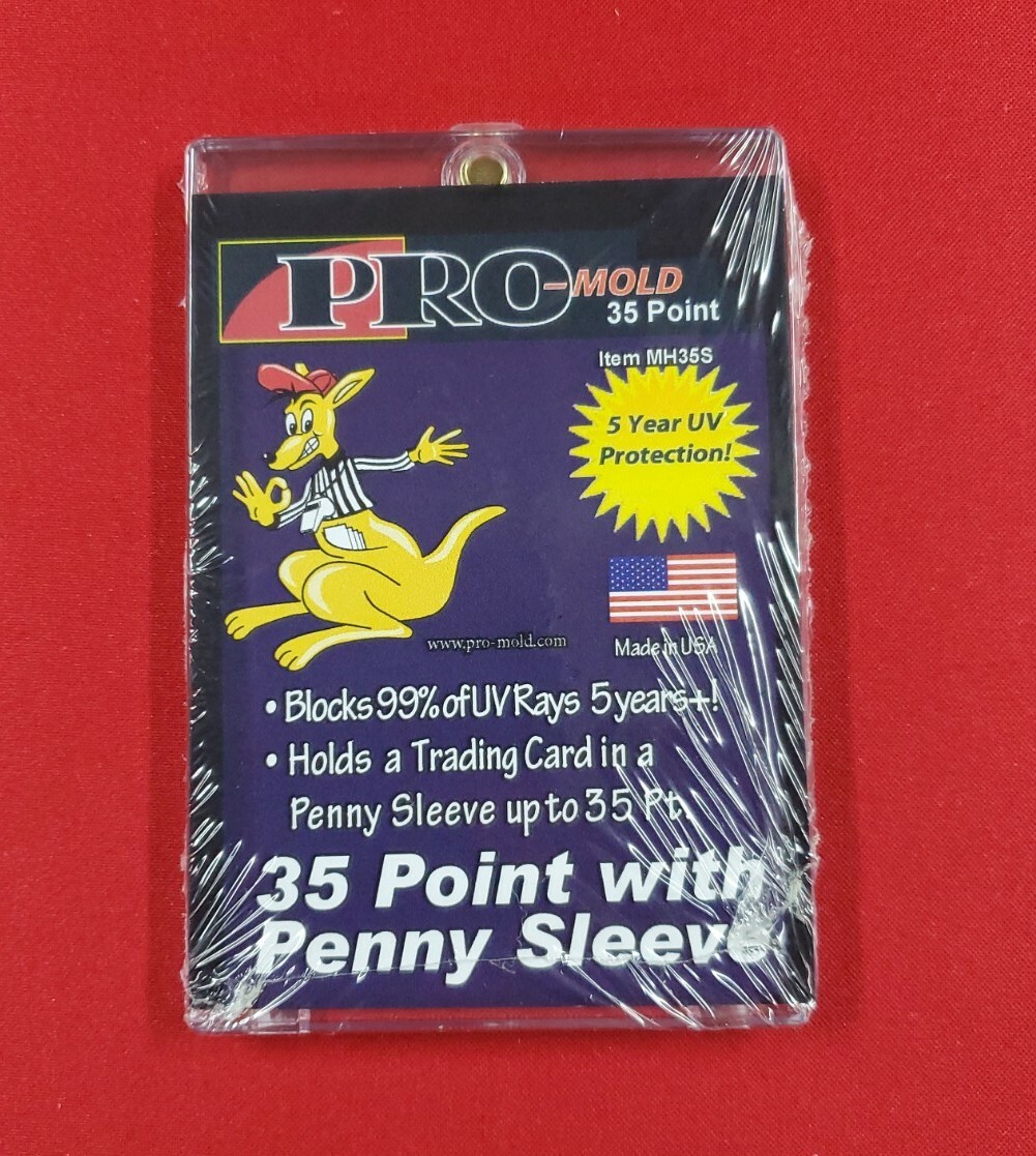 5x Pro-Mold 35 PT Magnetic Card Holder w/ Penny Sleeve MH35S 1st Gen