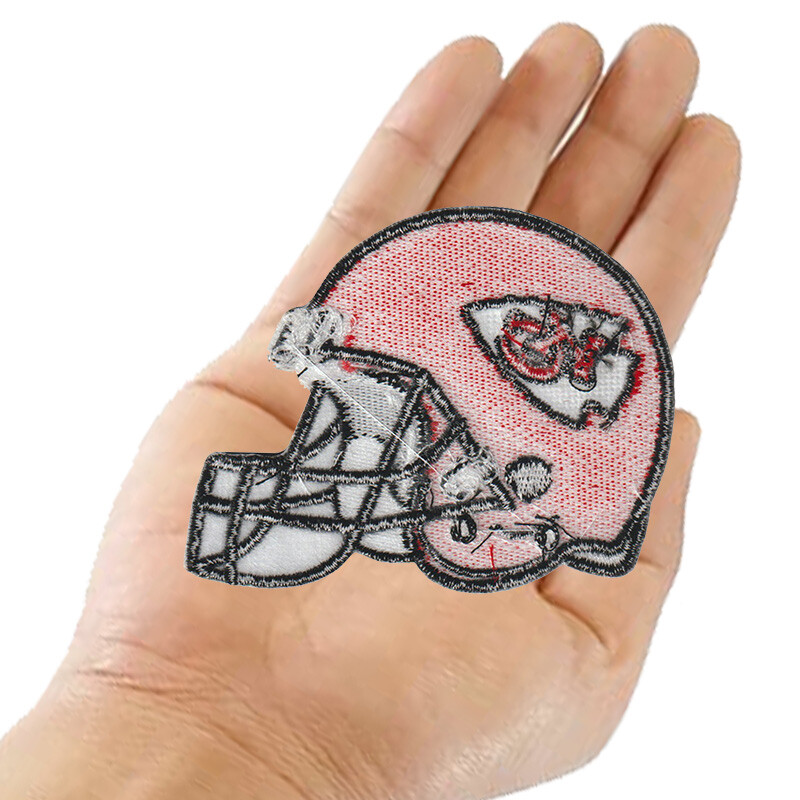 Wholesale Kansas City Chiefs Football Logo 3.2 in x 2.6 in Sew Iron on Patches
