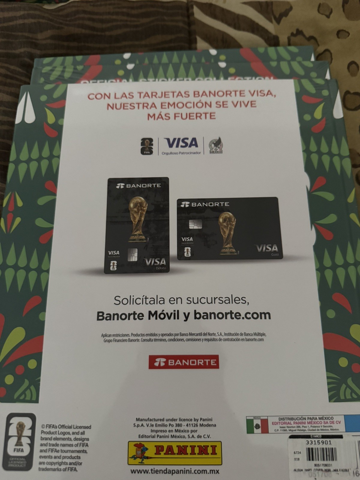 PANINI FIFA WORLD CUP 2026 HARD COVER ALBUM MEXICO EDITION NEW SEALED