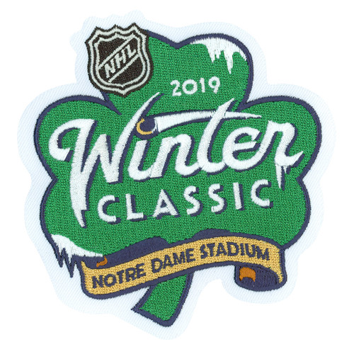 Official NHL 2019 Winter Classic Patch Chicago Blackhawks vs Boston Bruins